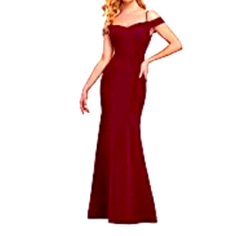 Maroon Ever Pretty floor length Dress